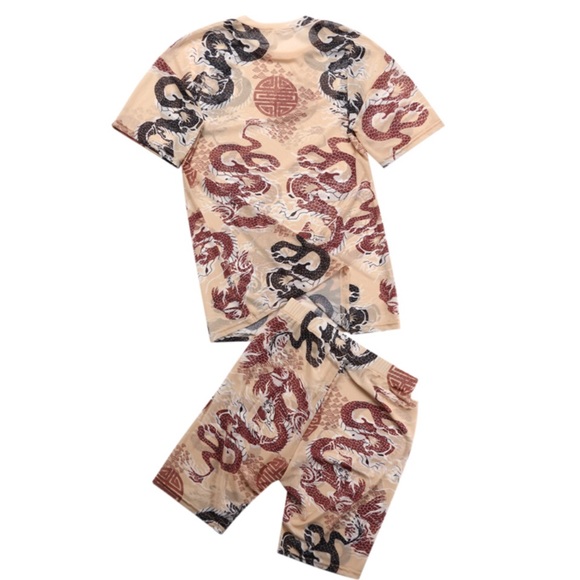 Women's two 2 piece pc biker short set - Picture 5 of 12